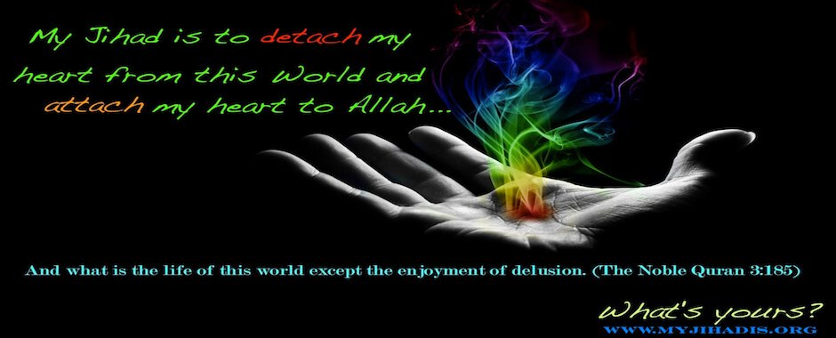 And what is the life of this world except the enjoyment of delusion." (The Noble Quran 3:185)